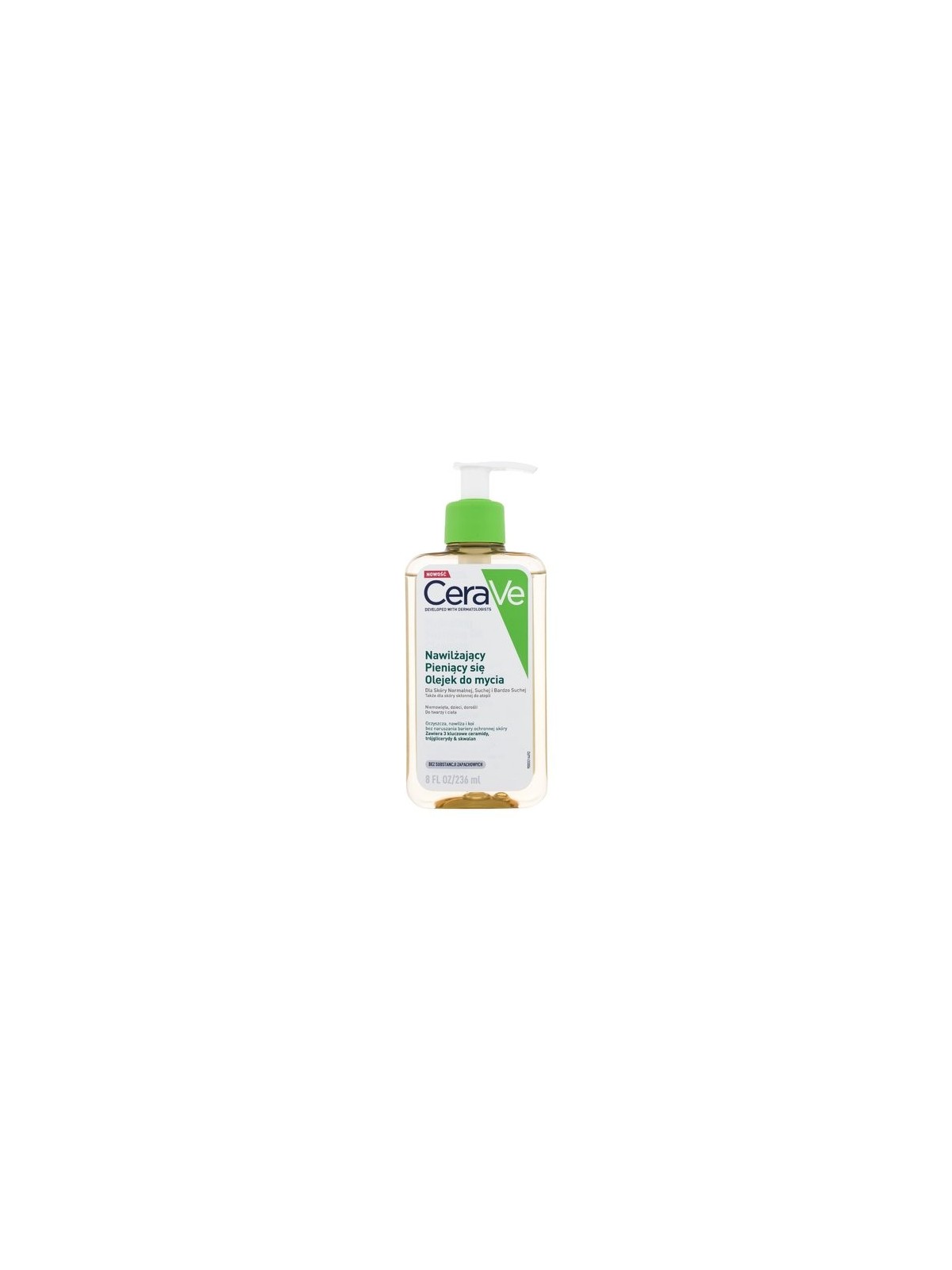 CeraVe Hydrating Foaming Oil Cleanser unisex 473ml For Normal To Very Dry Skin-Fragrance Free