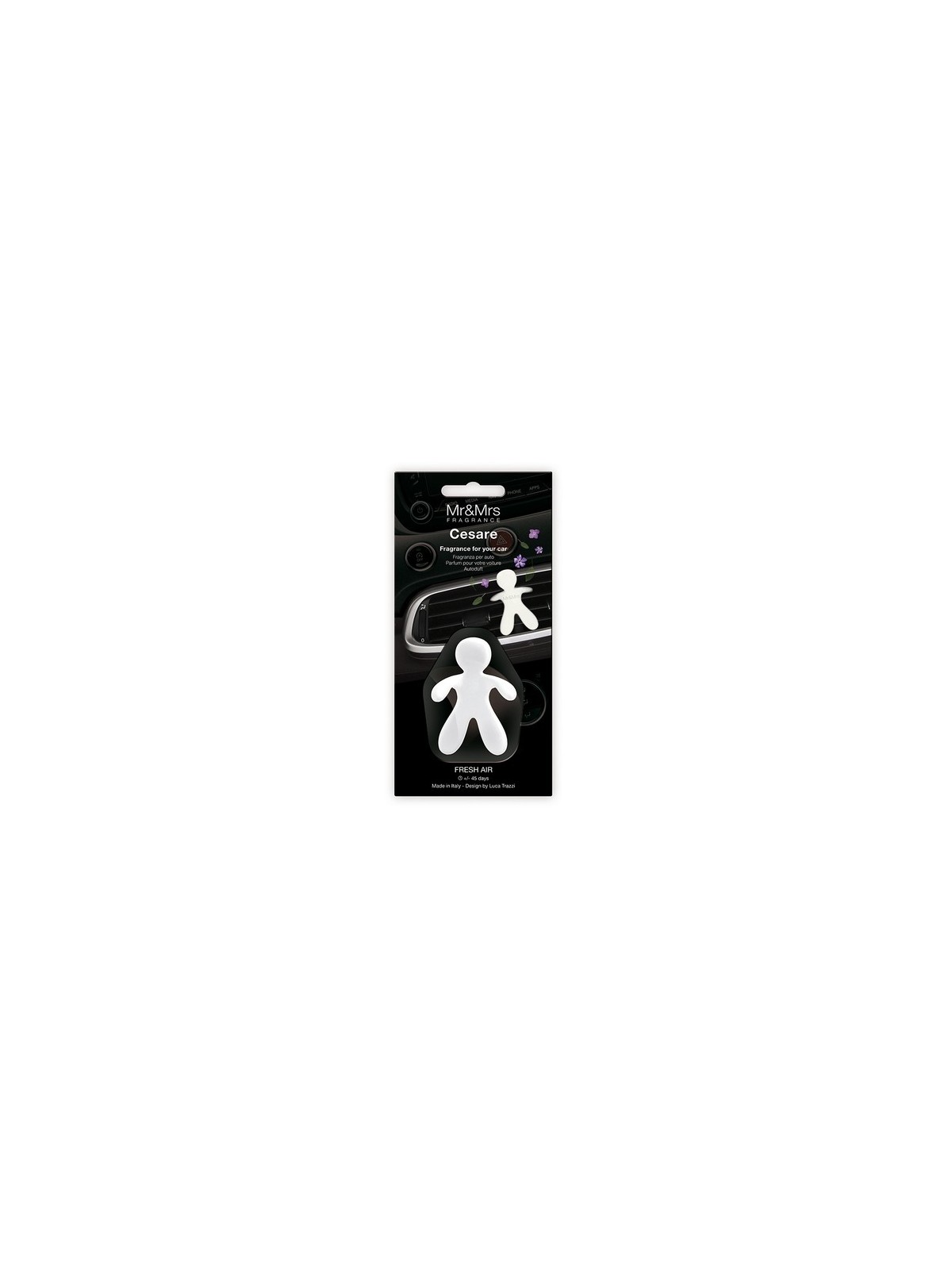 Mr & Mrs Fragrance Cesare Deodorante Per Auto Fresh Air 1 pz unisex