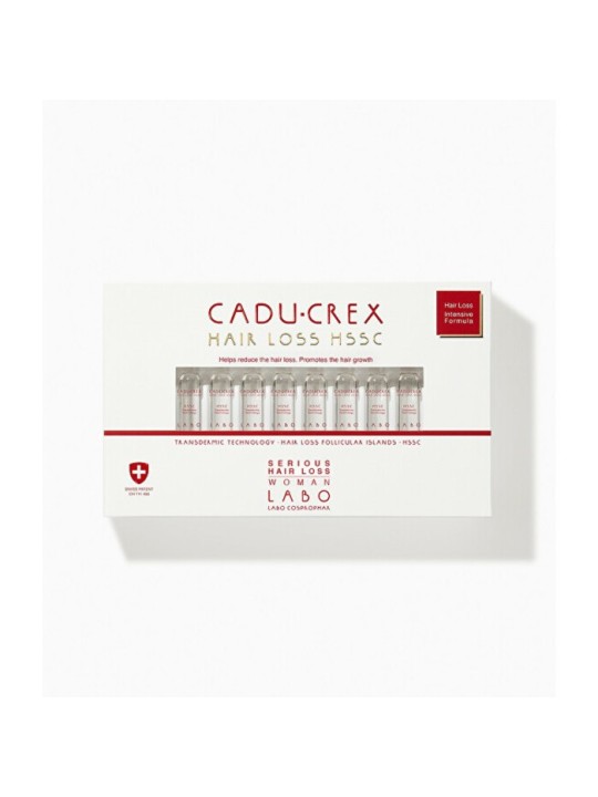 CaduCrex Perdita di capelli HSSC 20 x 35 ml Trattamento per la caduta avanzata dei capelli per le donne