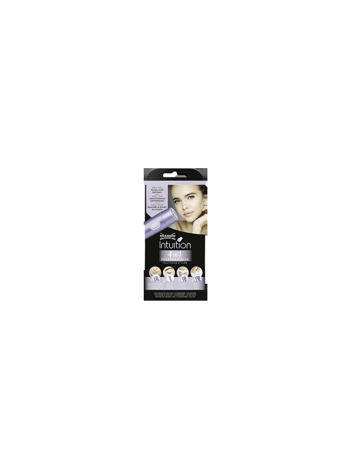 Wilkinson Sword Intuition Perfect Finish Rifinitore universale da donna 4in1 donna