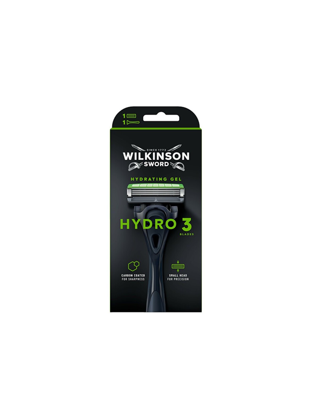 Wilkinson Sword Hydro 3 Black - Rasoio Uomo