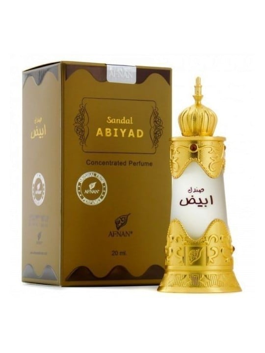Afnan Olio profumato al sandalo Abiyad unisex 20ml