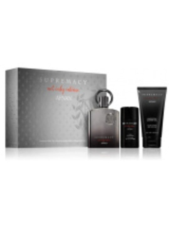 Afnan Supremacy Not Only Intense Extrait de Parfum Set regalo 100 ml deodorante stick 75 g e gel doccia 150 ml uomo 100ml
