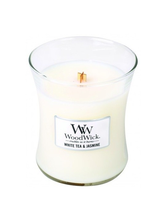 WoodWick White Tea & Jasmine Scented Candle 275g Unisex