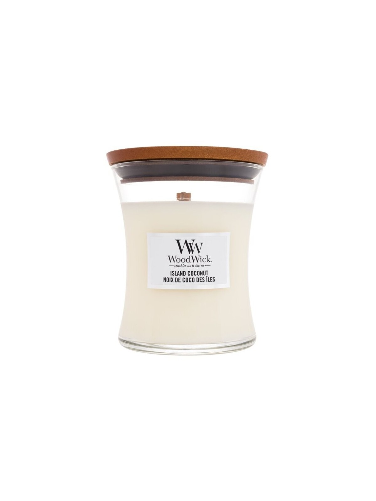 WoodWick Island Coconut Vase Scented Candle 85g