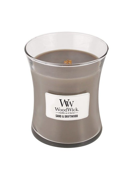 WoodWick Medium Hourglass Candles Scented Candle Sand & Driftwood 275g