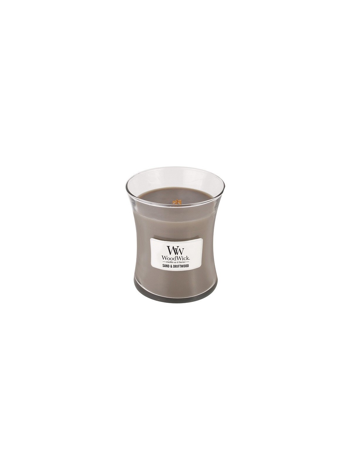 WoodWick Medium Hourglass Candles Scented Candle Sand & Driftwood 275g