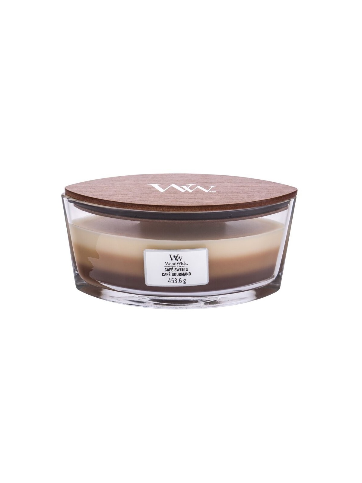 WoodWick Cafe Dolci Trilogy Nave dessert al caff Candela profumata 4536g