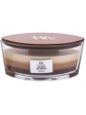WoodWick Cafe Dolci Trilogy Nave dessert al caff Candela profumata 4536g