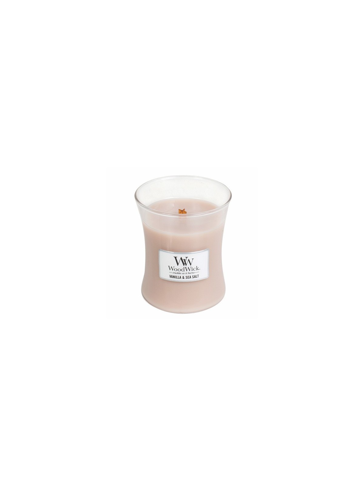 WoodWick Large Hourglass Candle Vanilla & Sea Salt 609.5g