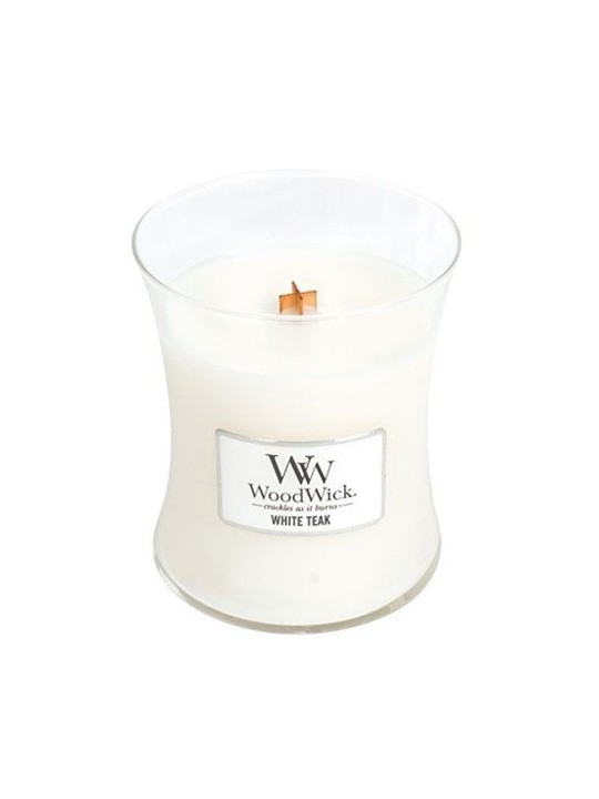 Candela profumata Teak Bianco 275g