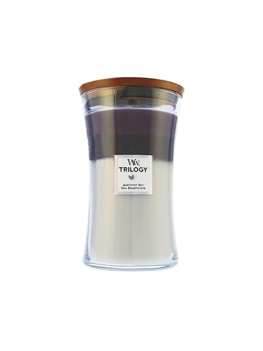 Candela Profumata WoodWick Amethyst Sky 609 5g