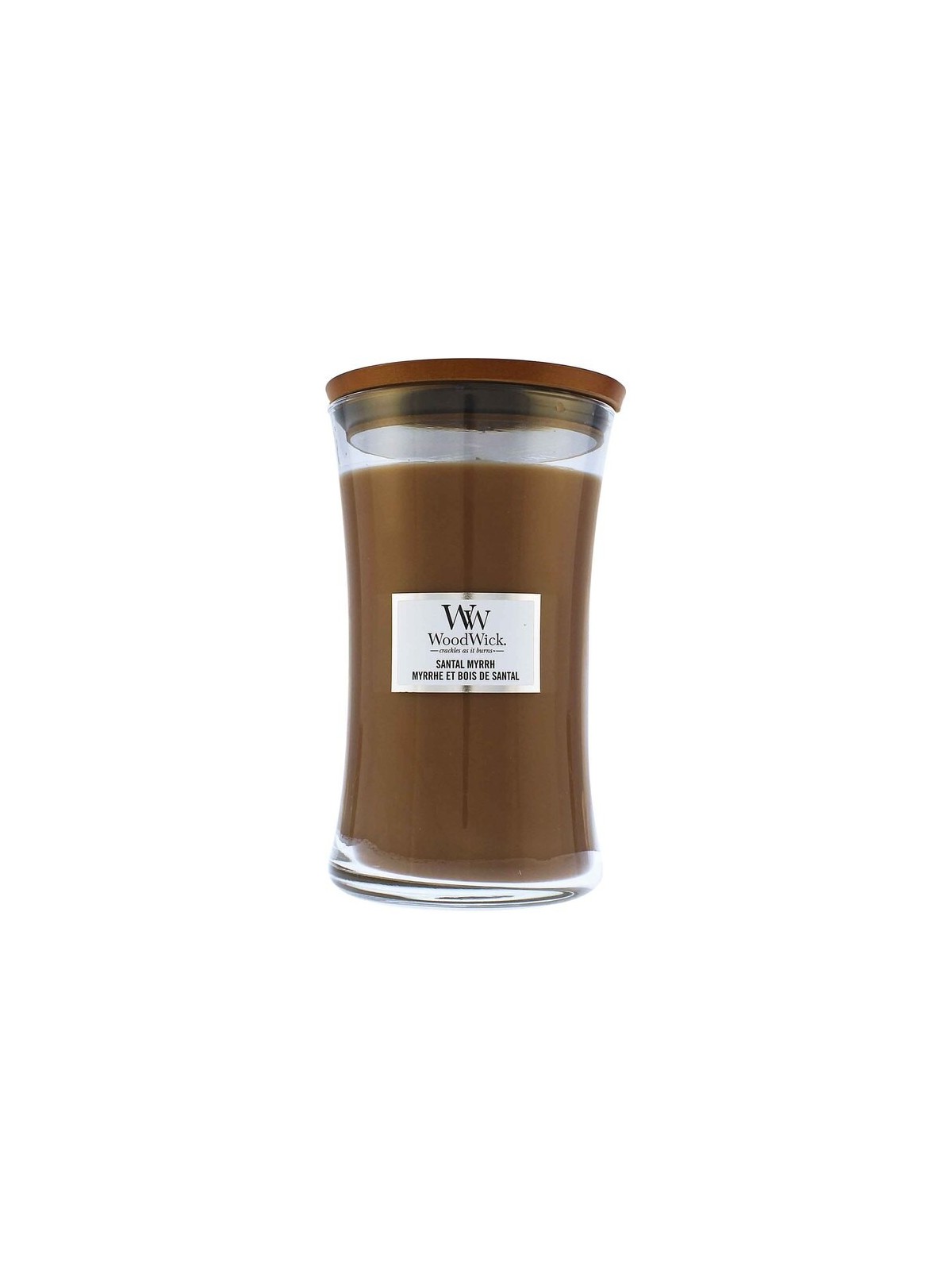 WoodWick Vaso Santal Mirra legno di sandalo e mirra unisex 850g WoodWick www.essenzetotalstyle.com 