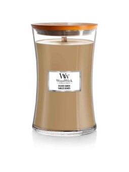Candela Woodwick Gilded Sands 609,5g - Eleganza e Profumo