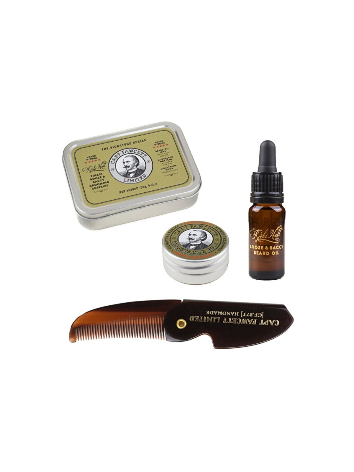 Set Regalo Captain Fawcett Booze & Baccy Uomo