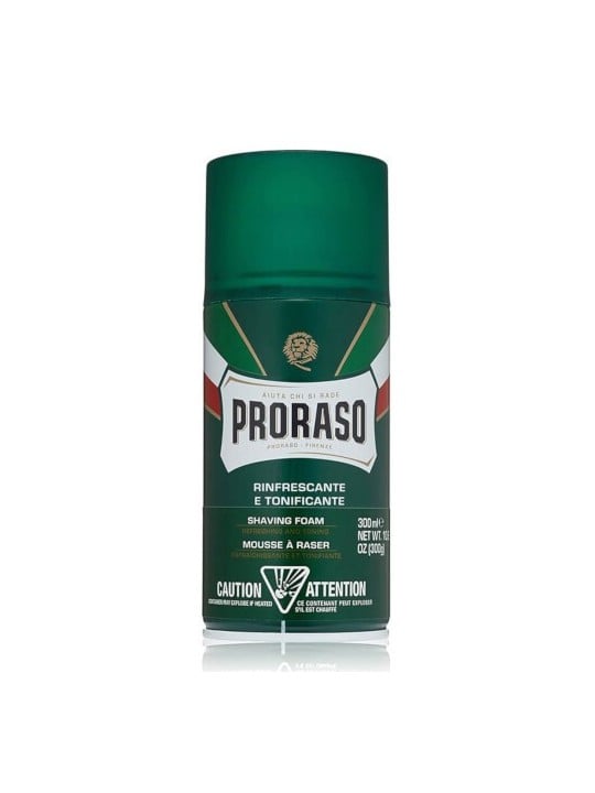Schiuma da barba rinfrescante Proraso Green uomo 300ml