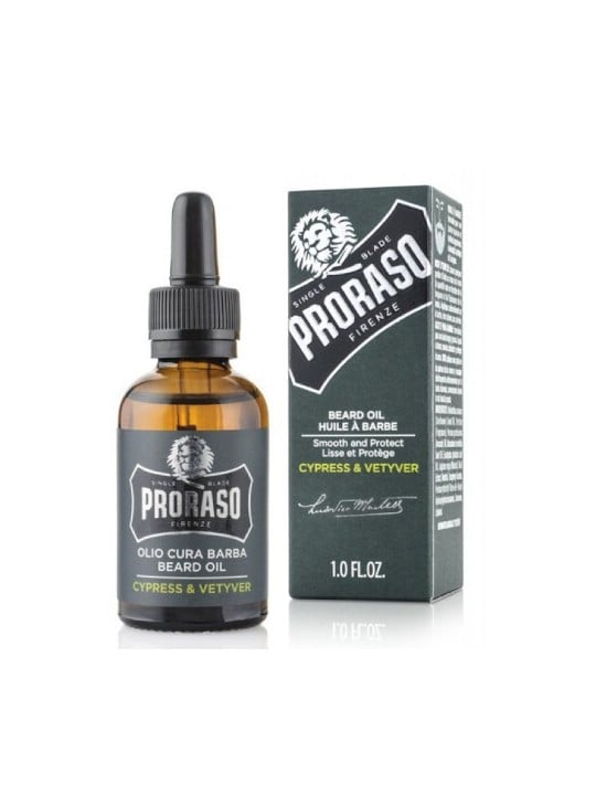 Olio da barba Proraso Cipresso Vetyver Uomo 30ml