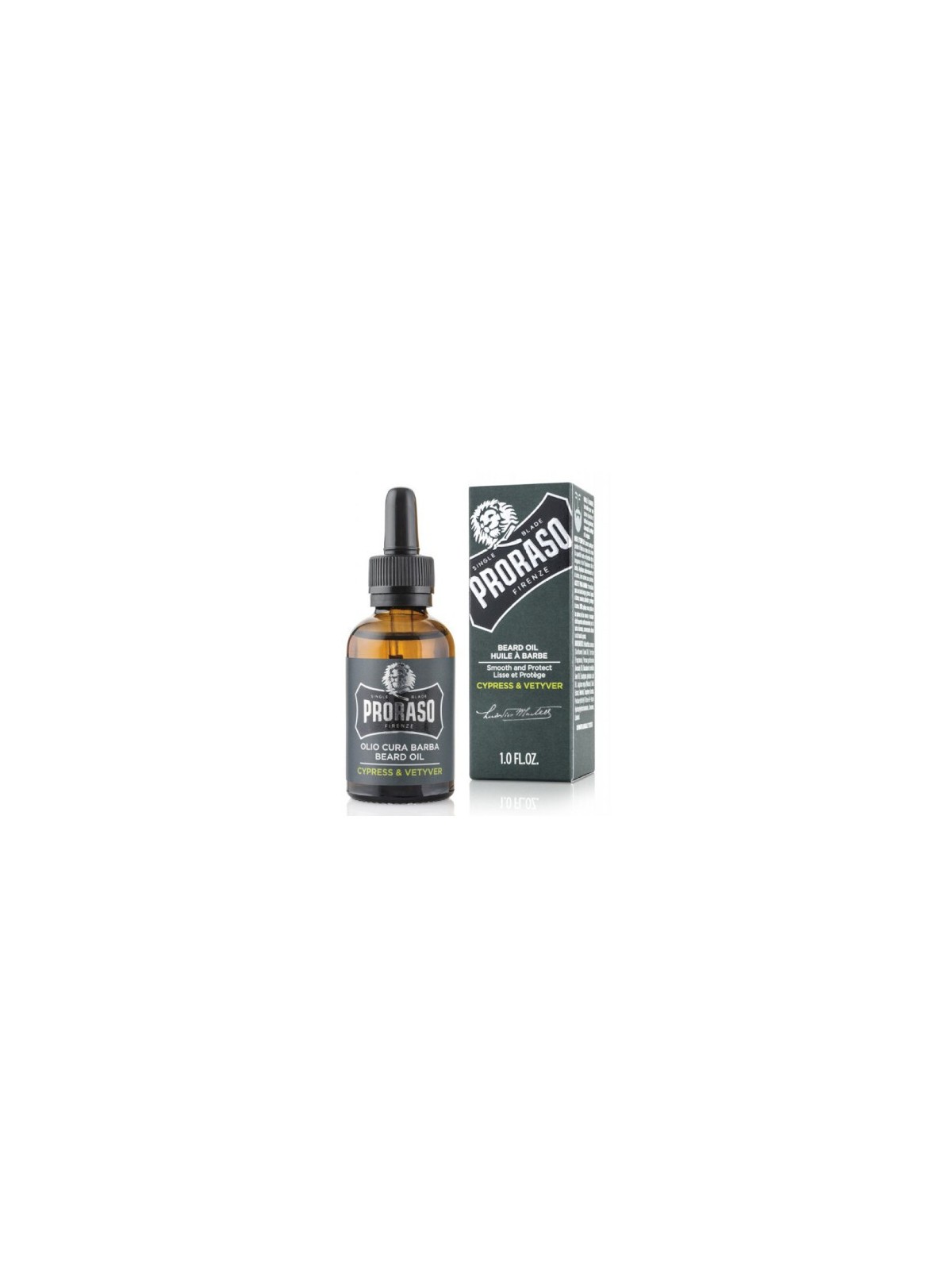 Olio da barba Proraso Cipresso Vetyver Uomo 30ml