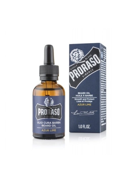 Olio da barba Proraso Azur Lime Agrumi Mediterranei Uomo 30ml