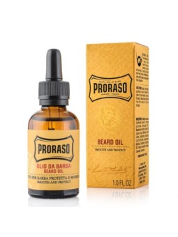 Proraso Wood Spice Beard Oil Olio da barba con legno e spezie uomo 30ml