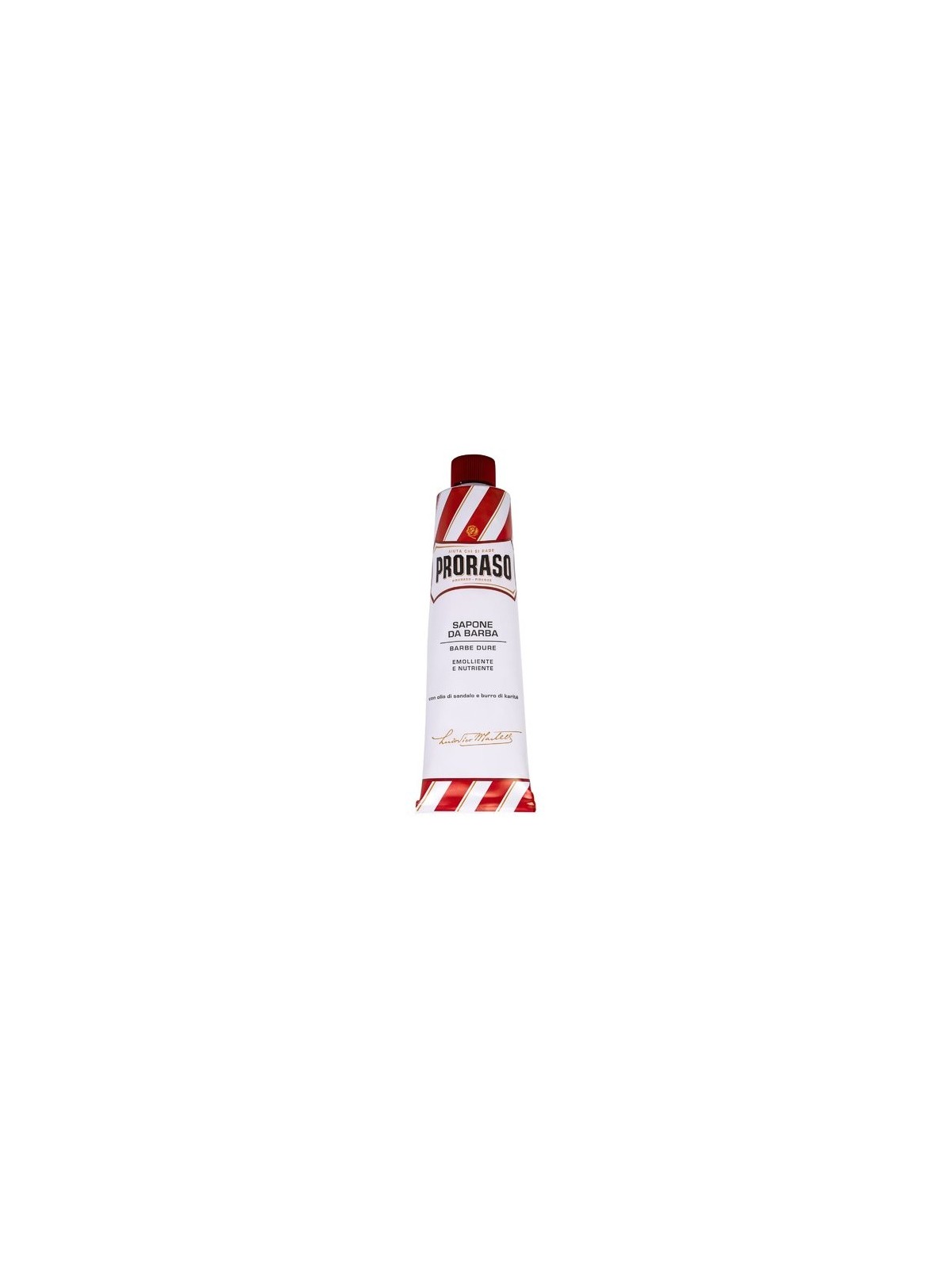 Proraso Sapone da barba rosso in tubo 150ml