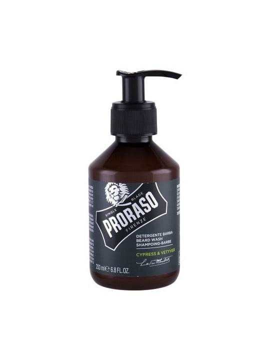 Proraso Cypress Vetyver Beard Wash Shampoo uomo 200ml