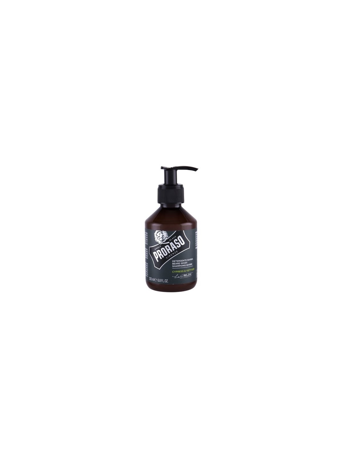 Proraso Cypress Vetyver Beard Wash Shampoo uomo 200ml