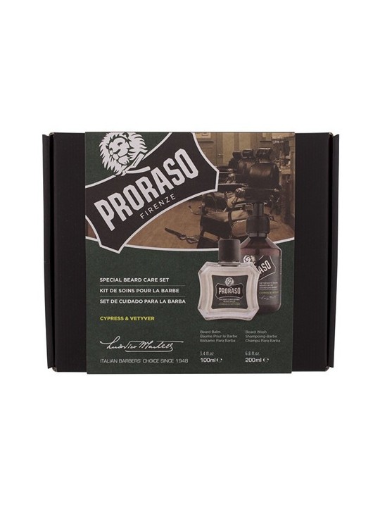 Set Proraso cipresso e vetiver uomo