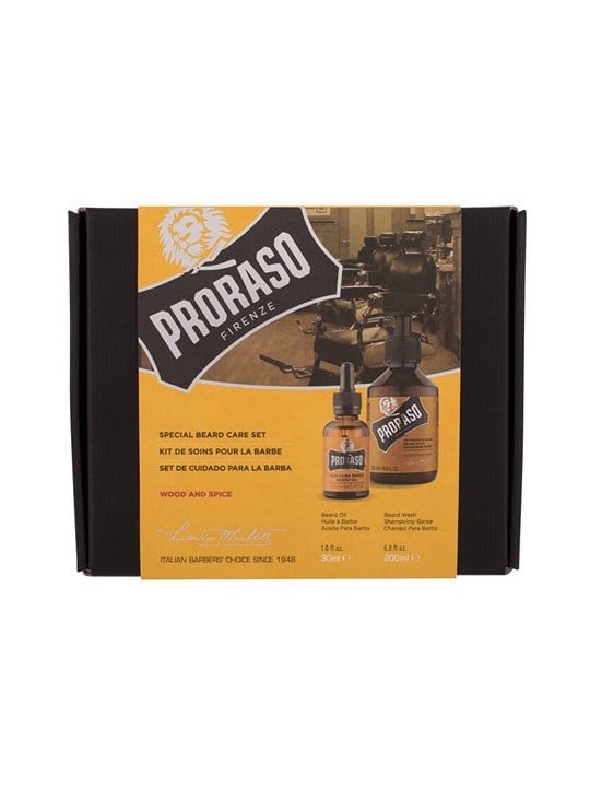 Set Proraso legno e spezie I uomo