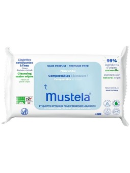Salviette Detergenti Compostabili Mustela