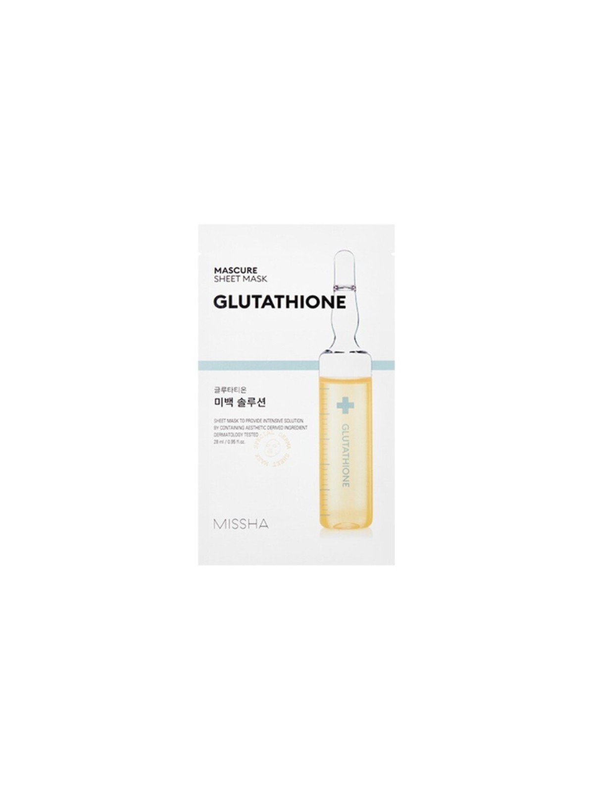 Maschera Missha Glutathione - Pelle Radiosa