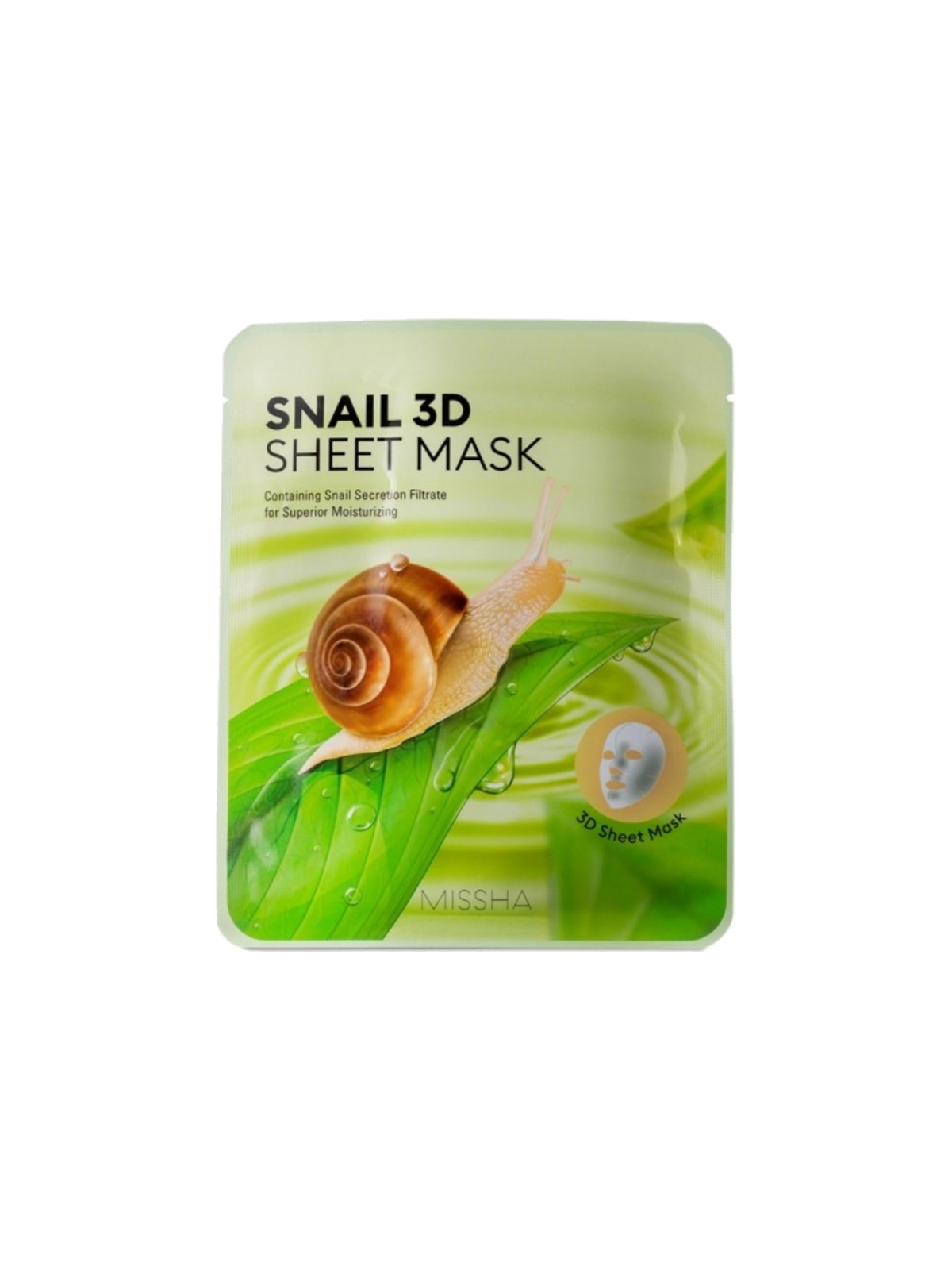 Missha Snail 3D Mask: Idratazione con estratto di lumaca