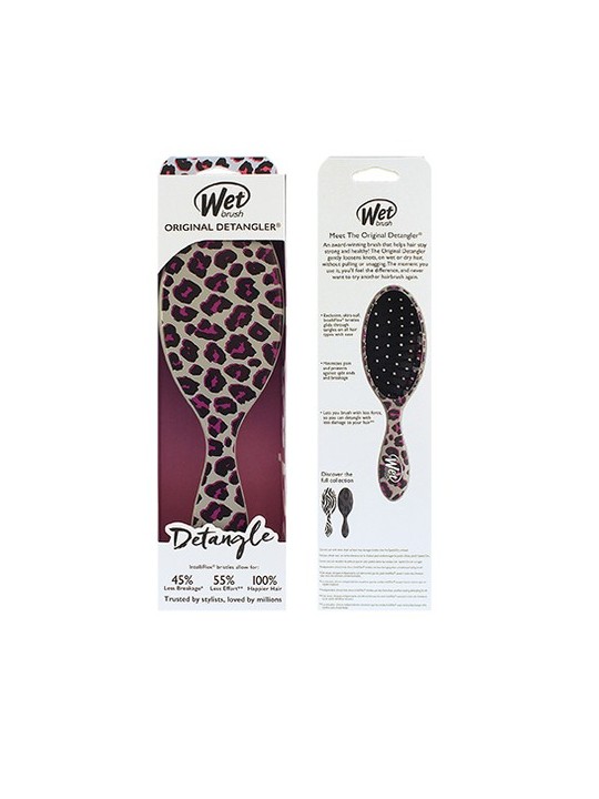 Wet Brush Districante originale Safari Pink Leopard donna