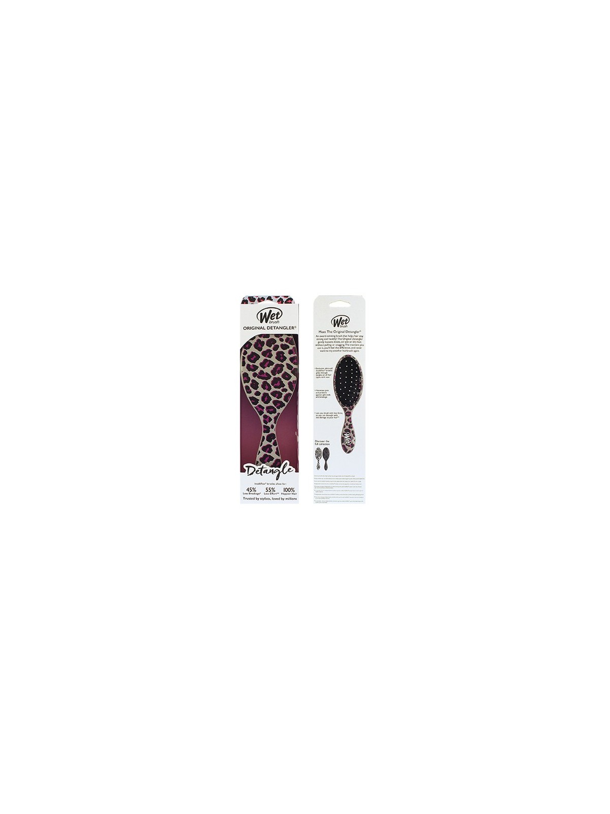 Wet Brush Districante originale Safari Pink Leopard donna