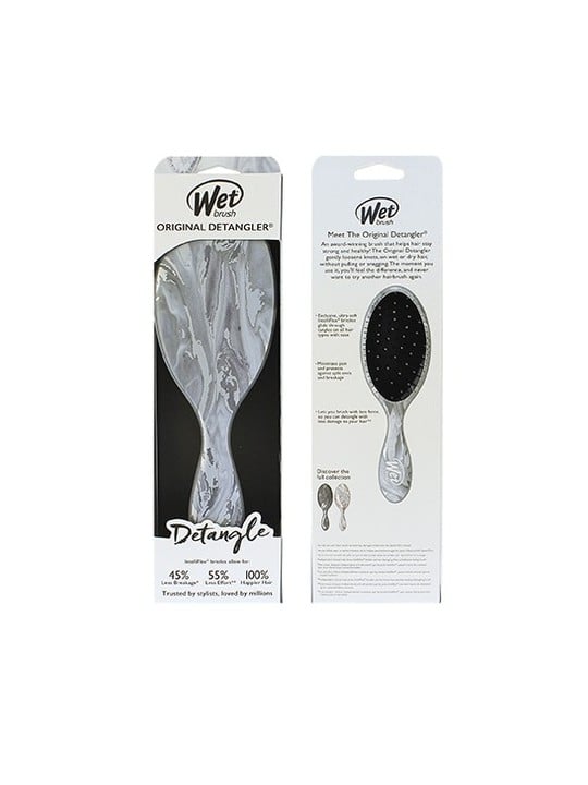 Wet Brush Districante marmo metallizzato argento donna