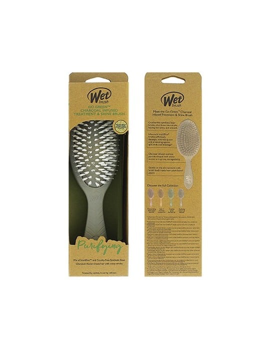 Spazzola Wet Brush Go Green al Carbone