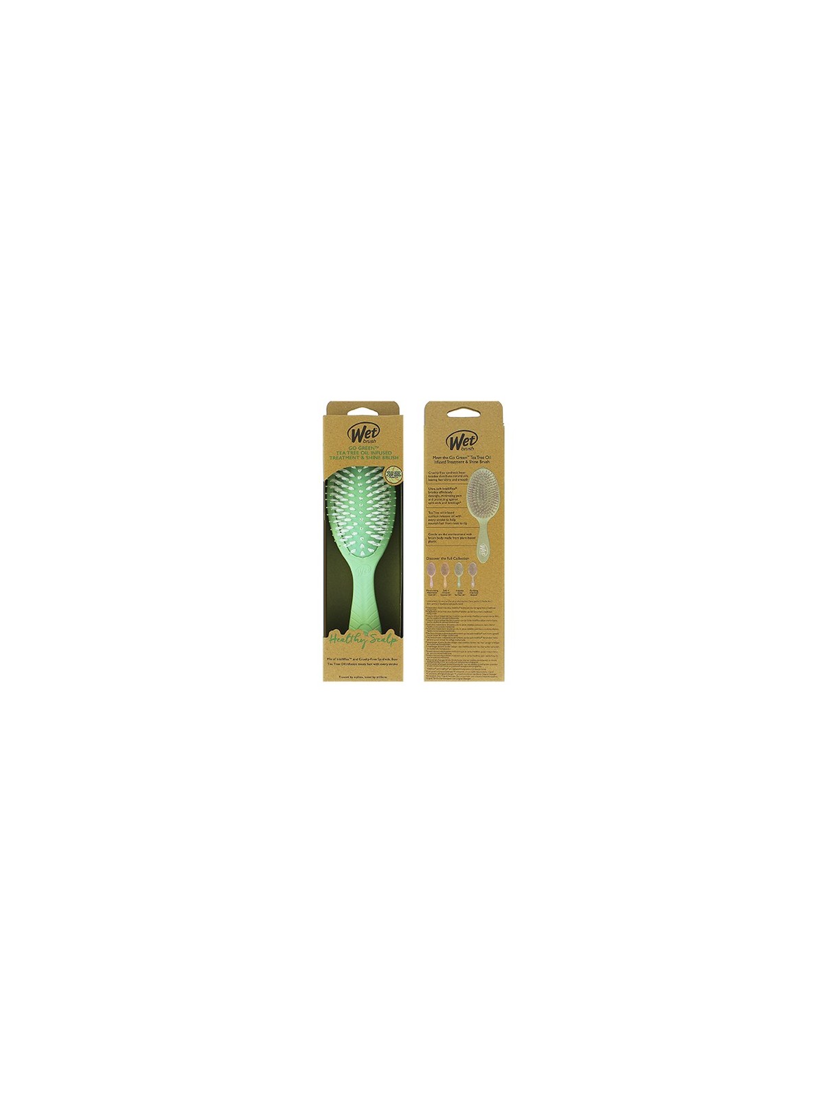 Spazzola Wet Brush Go Green al Tea Tree