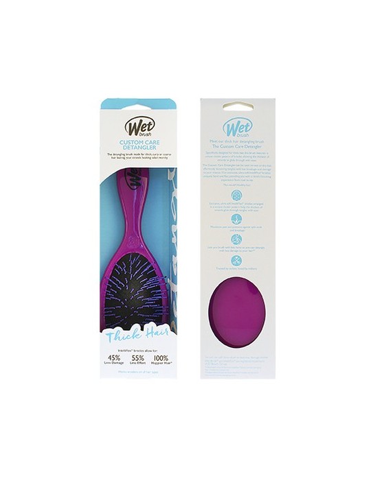 Wet Brush Custom Care Thick Hair Detangler Purple for Women