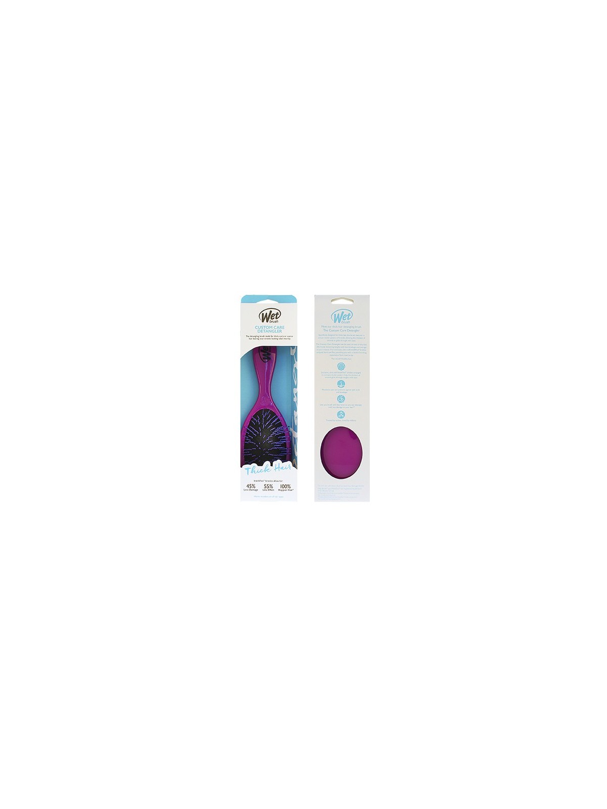 Wet Brush Custom Care Thick Hair Detangler Purple for Women