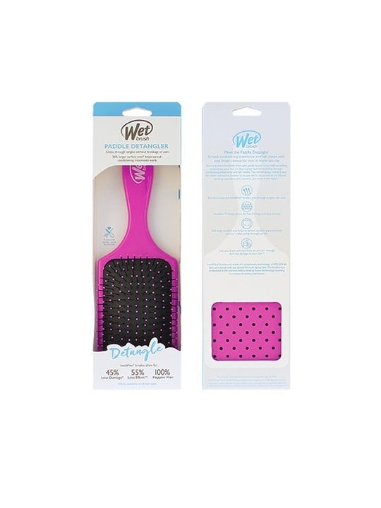 Spazzola bagnata districante rosa donna