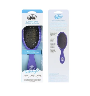 Spazzola per capelli sottili Wet Brush Custom Care Viola donna