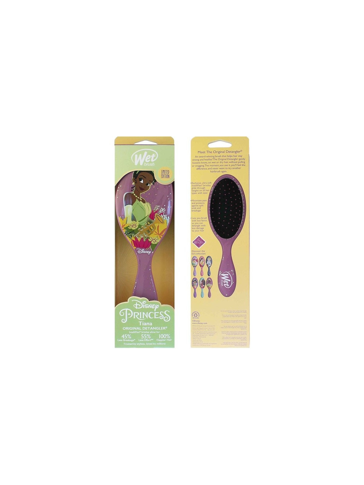 Spazzola districante Disney Princess Tiana donna