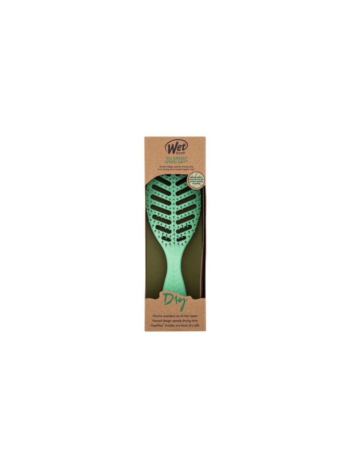 Spazzola per capelli Wet Brush Go Green Speed Dry verde