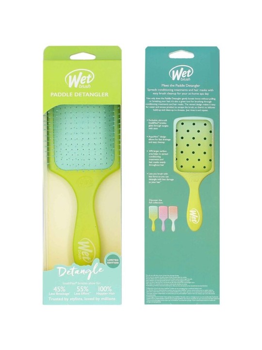 Wet Brush Paddle Detangler Ombre Green/Blue