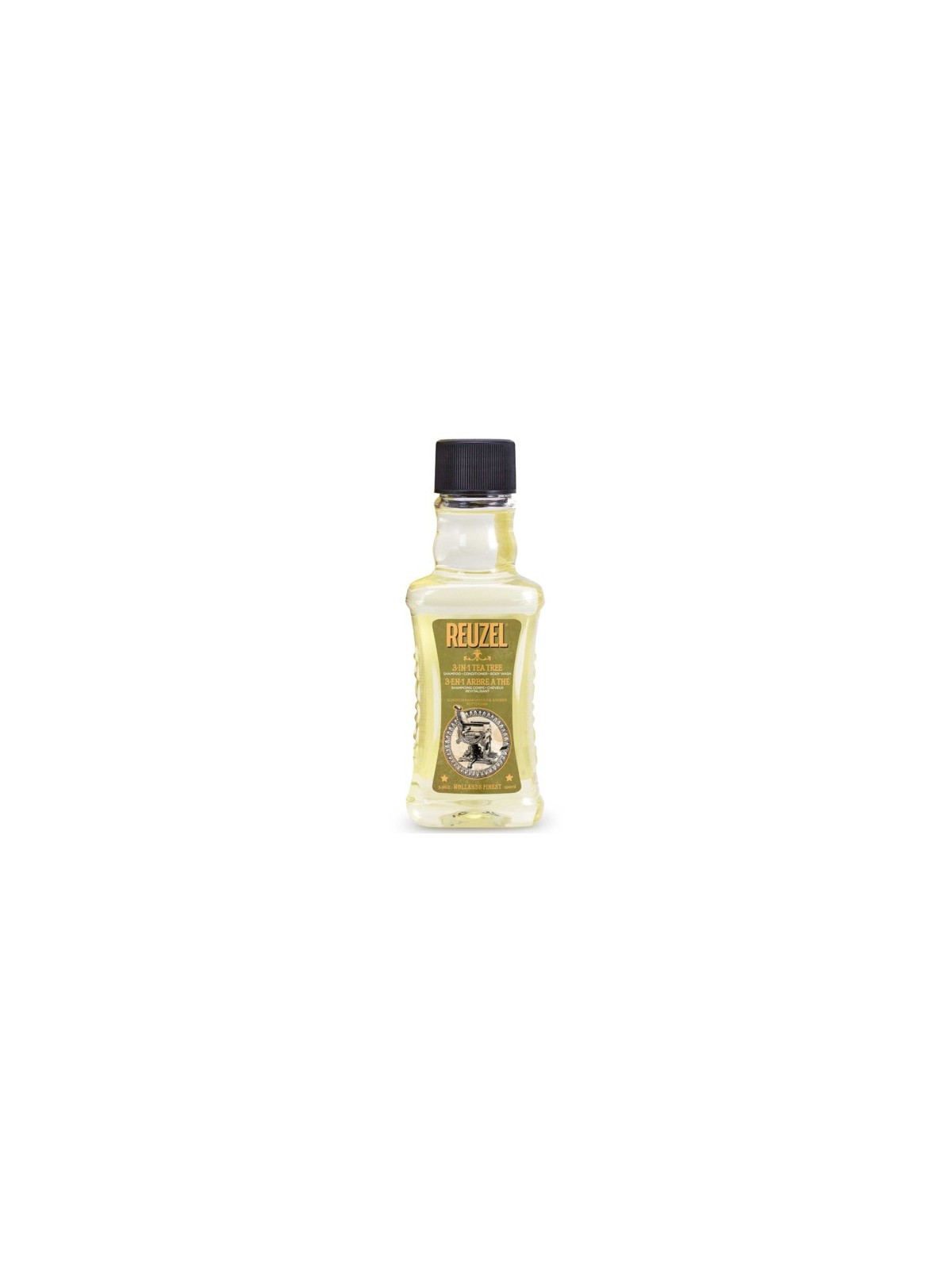 Reuzel Shampoobalsamobagnoschiuma Tea Tree 3 in 1 Shampoo da uomo 3in1 uomo 350ml