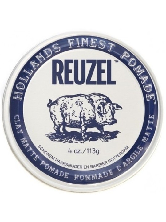 Reuzel Clay Matte Pomade - Pomata Opaca Uomo