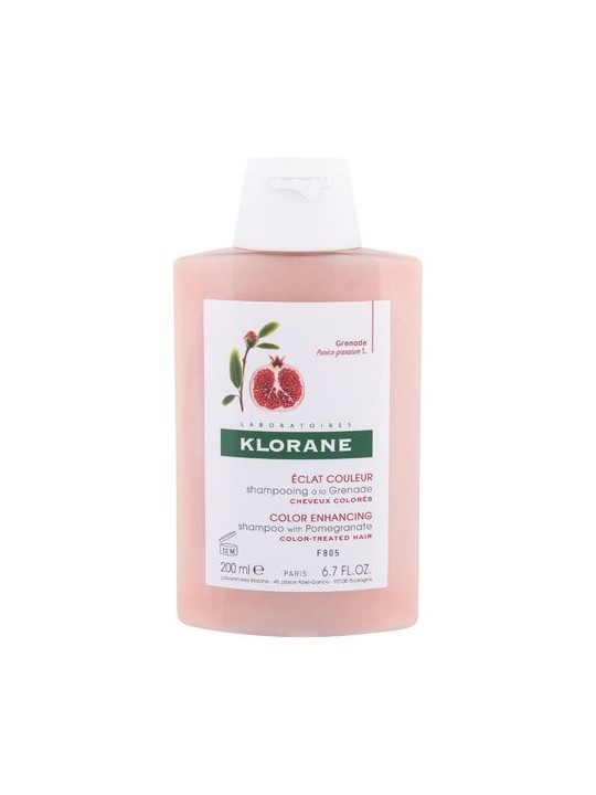 Shampoo Protettivo Klorane Con Melograno 200ml per Capelli Colorati