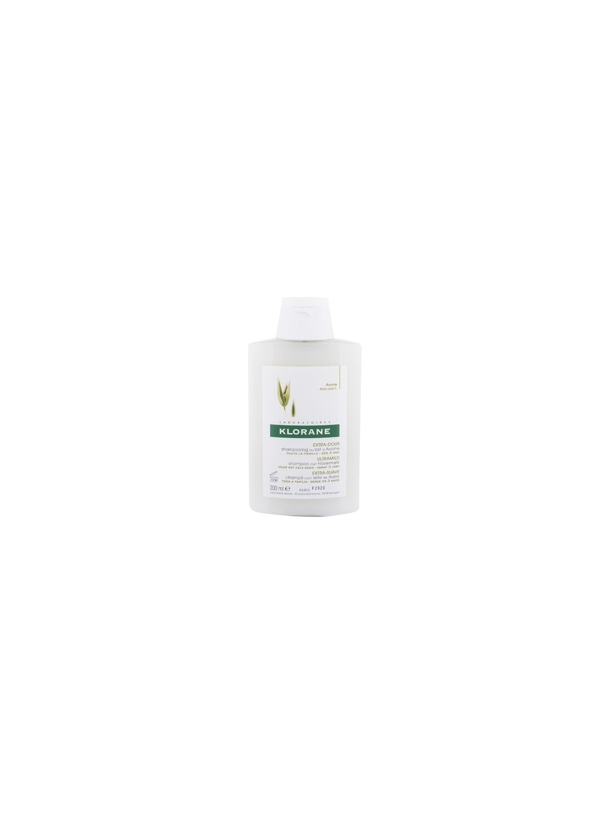 Klorane Ultra-Gentle Shampoo With Oat Milk 200ml