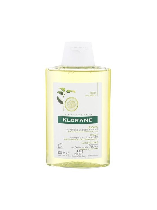 Shampoo Purificante Klorane Con Polpa di Agrumi 400ml per Capelli Normali e Grassi