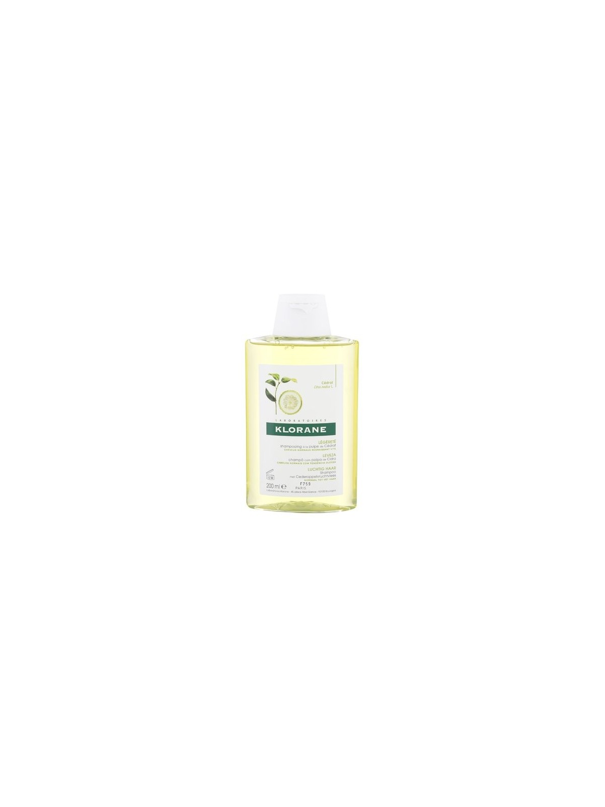 Shampoo Purificante Klorane Con Polpa di Agrumi 400ml per Capelli Normali e Grassi